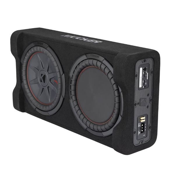Picture of KICKER 12" 500w RMS, Powered Down Firing Loaded Enclosure, 2