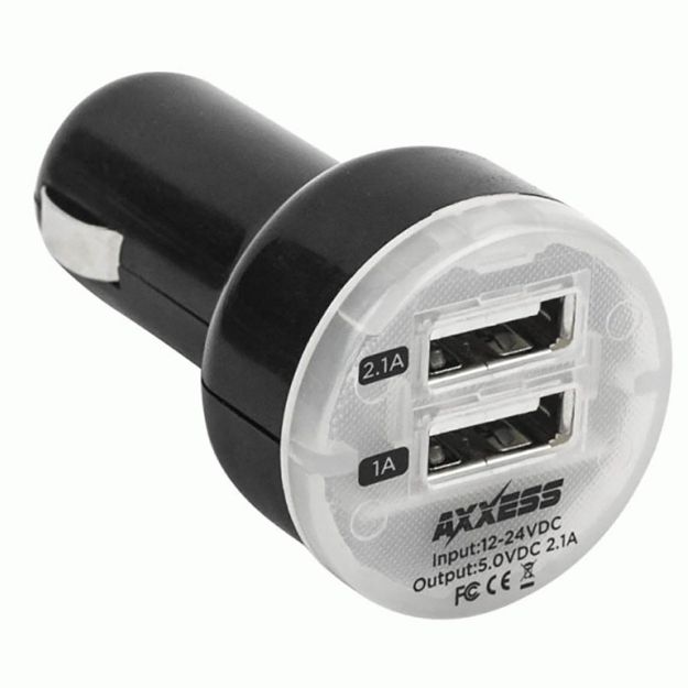 Picture of Axxess 2.1 Amps Dual USB Compact Device Charger