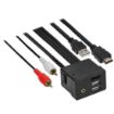 Picture of Axxess USB/AUX/HDMI Replacement Panel 3 Feet - Hyundai/Kia 2014-Up