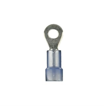 Picture of Install Bay 16-14 ga 1/4" Nylon Ring Terminal (blue, 100 pk)