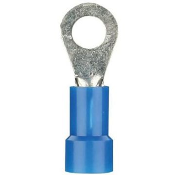 Picture of Install Bay 16-14 ga #8 Vinyl Ring Terminal (blue, 100 pk)