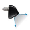 Picture of Rydeen HD (960 TV Lines) Stud Mount Camera with Quick Disconnect WireHarnesse
