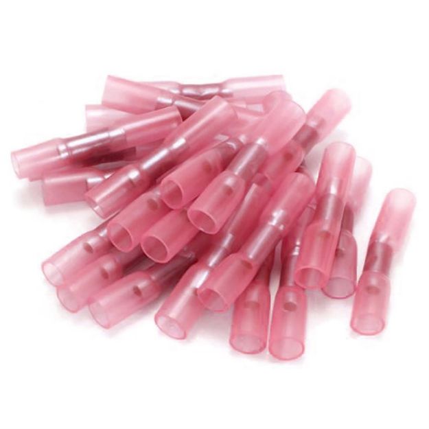 Picture of PAC Butt Connectors (red, 100 pk)