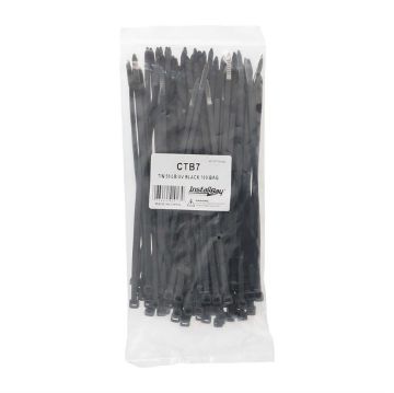 Picture of Install Bay 7" Cable Tie UV (black, 100 pk), 50lbs