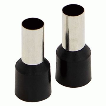 Picture of Install Bay Ferrules - Black 8GA 50/Bag