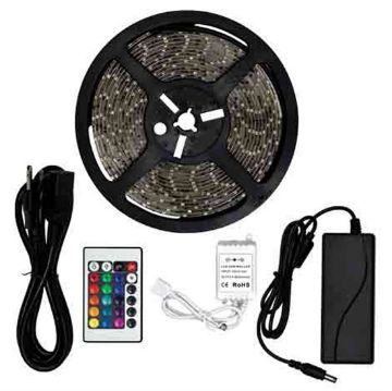 Picture of Heise 5m 3528 RGB KIT 60LED/m Power Supply (retail pkg, sgl)