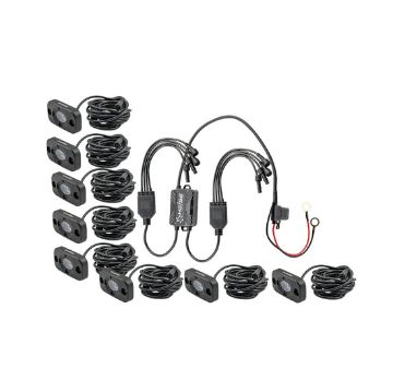 Picture of Heise RGB Accent Lights, 8 Pack Kit (black housing)