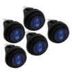 Picture of Heise Blue Round Rocker Switch - 5-Pack