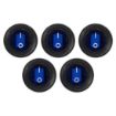 Picture of Heise Blue Round Rocker Switch - 5-Pack