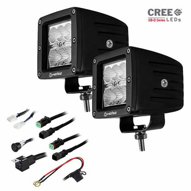 Picture of Heise 3"x3" 6-LED Cube Light Kit (pair)