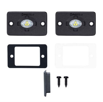 Picture of Heise 1.5" x 3" Flush-Mount Aux Accent Light Pod (white)