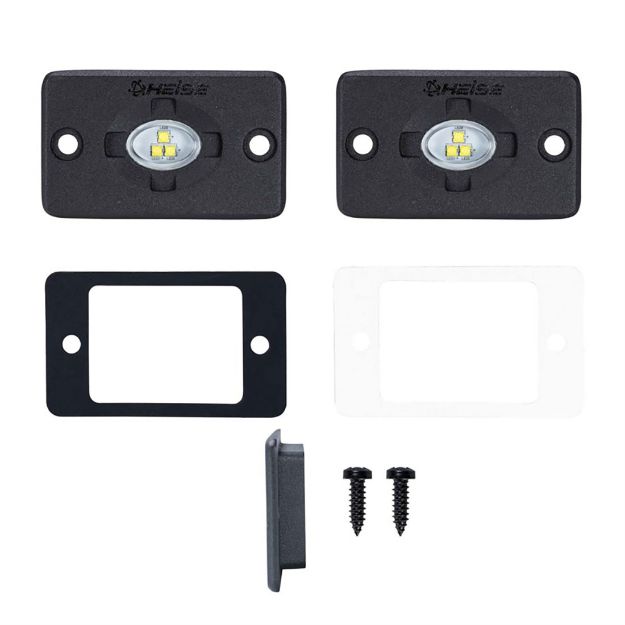 Picture of Heise 1.5" x 3" Flush-Mount Aux Accent Light Pod (white)