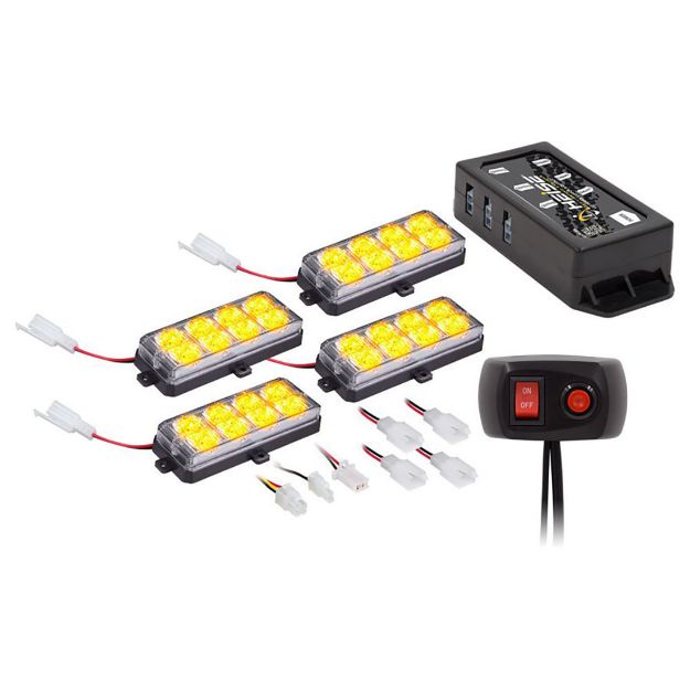 Picture of Heise Grille Strobe Kit, Municipality Series (amber)
