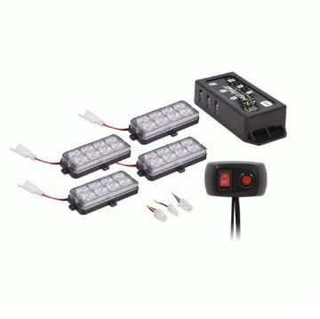 Picture of Heise Grille Strobe Kit, White, Municipality Series