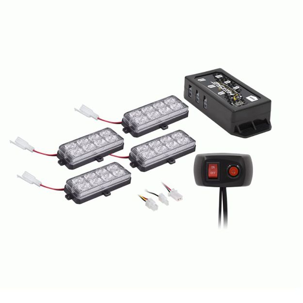 Picture of Heise Grille Strobe Kit, White, Municipality Series