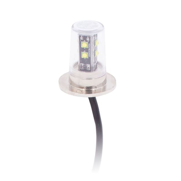 Picture of Heise White LED Strobe Light Bulb - 8 LED