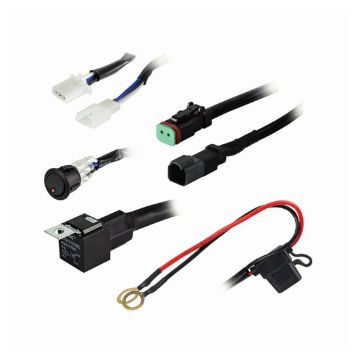 Picture of Heise Under 120W 1-Lamp LED Wiring Harnes and Switch Kit