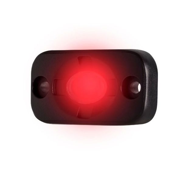 Picture of Heise 1.5" x 3" Auxillary Lighting Pod (red)