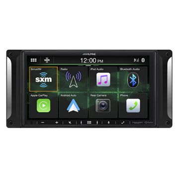 Picture of Alpine 7" Shallow Chassis Multimedia Receiver w/Powerstack for Jeep Wrangler 2007-Up
