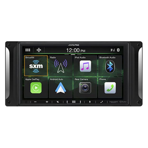 Picture of Alpine 7" Shallow Chassis Multimedia Receiver w/Powerstack for Jeep Wrangler 2007-Up