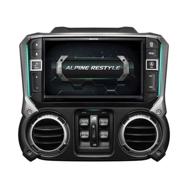 Picture of Alpine 9" Weather Resistant Restyle System for Wrangler JK
