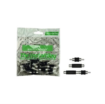Picture of Install Bay Nickel-Plated RCA Couplers (retail pkg, 8 pk)