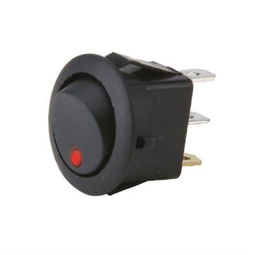 Picture of Install Bay Round Rocker Switch with Red LED (5 pk)