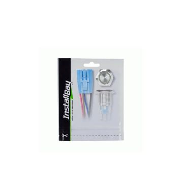 Picture of Install Bay 19MM Round Switch w/Latch and Harness (blue)