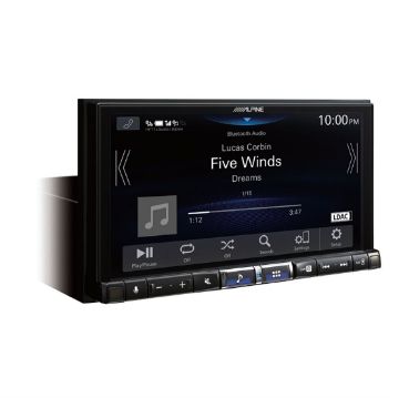 Picture of Alpine 7" Double DIN Head Unit Digital Multimedia Reciever W / Apple CarPlay & Android Auto