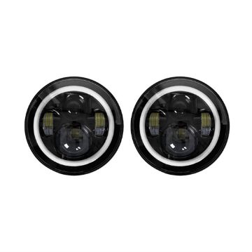 Picture of Metra LED Headlights - 7 Inch Black with Full Halo