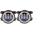 Picture of Metra Fog Lights with Black Face and Full Halo - 4 Inch, 6 L