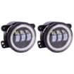 Picture of Metra Fog Lights with Black Face and Full Halo - 4 Inch, 6 L