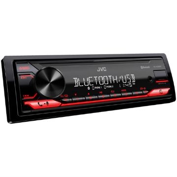 Picture of JVC Single DIN w/ Bluetooth Short Body w/ Red Key Digital Media Receiver