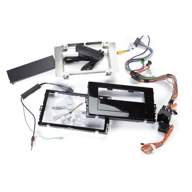 Picture of Idatalink Radio Replacement Dash Kit for VW. Includes Main Radio Bezel, Metal Brk, HU Adapter