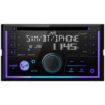 Picture of JVC DDIN 2-Line w/ Bluetooth and Alexa 2-Zone w/ Variable Color CD Receiver