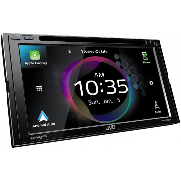 Picture of JVC 6.8" DDIN CD/DVD w/Wireless Apple CarPlay / Android Auto