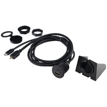 Picture of PAC 3' USB-C / HDMI-D to USB-C / HDMI Extension Cable W