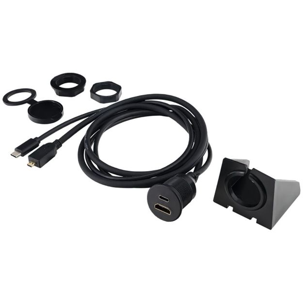 Picture of PAC 3' USB-C / HDMI-D to USB-C / HDMI Extension Cable W