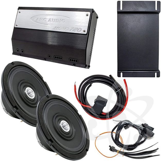Picture of ARC Audio Motorcycle HD Horn Speaker Kit - Fits 2014+ HD Str