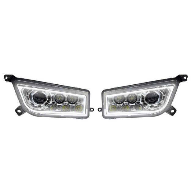 Picture of Metra Polaris RZR Extreme LED Headlight - LED DRL Halo