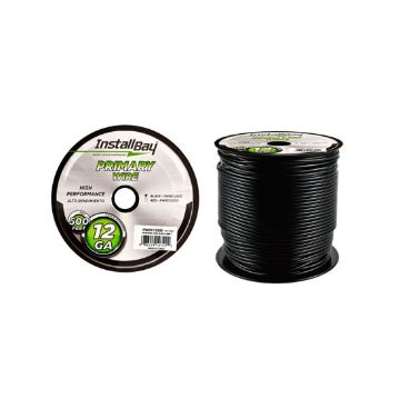 Picture of Install Bay 12 ga Primary Wire 500' Spool (black)