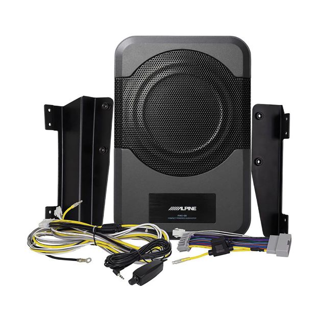 Picture of Alpine '11-Up Jeep Wrangler Compact Powered Subwoofer