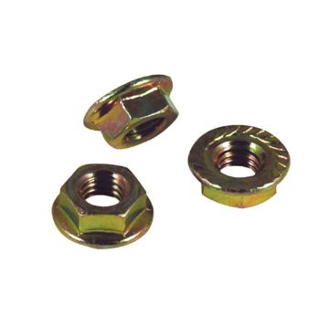 Picture of Install Bay Anodized Flanged Serrated Lock Nuts (100 pk)