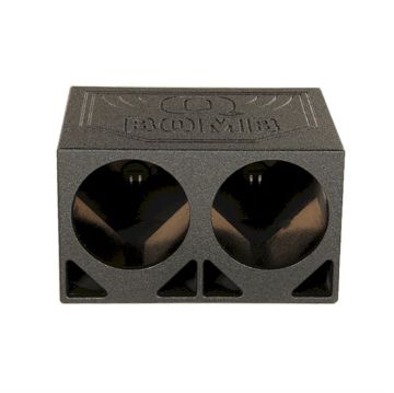 Picture of QBOMB 2hole 10" Triangle Ported Finished w/Bed Liner