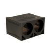 Picture of QBOMB 2hole 10" Triangle Ported Finished w/Bed Liner