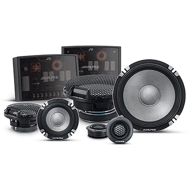 Picture of Alpine R Series Hi-Res 6.5" 3-Way Speaker Set Pro Series
