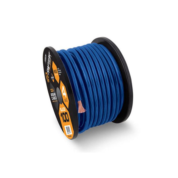 Picture of Raptor Vice Series 4 AWG Power Cable 100' Spool (blue)