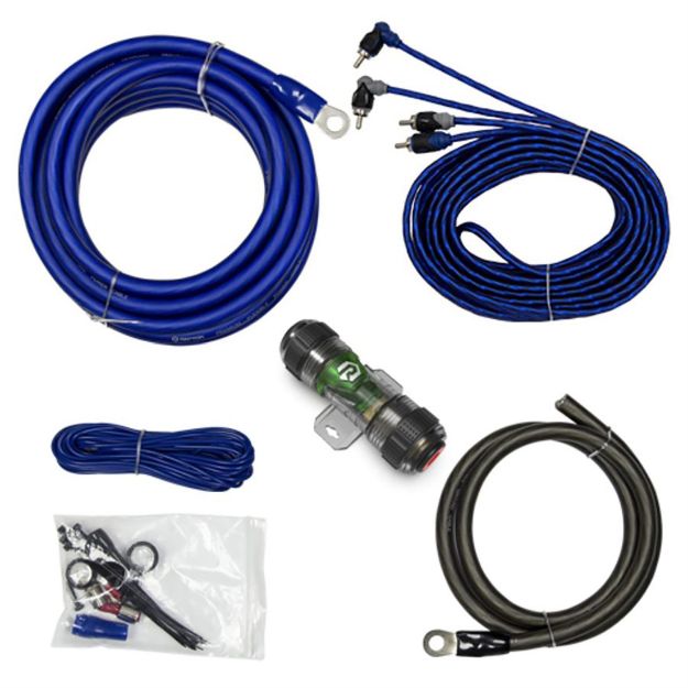 Picture of Raptor Mid Series 950W 4 ga Amplifier Kit with RCA