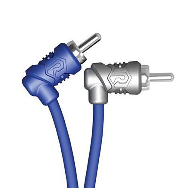 Picture of Raptor Mid Series 10'/3.0m 2 Ch Dual Twist Right Angle RCA
