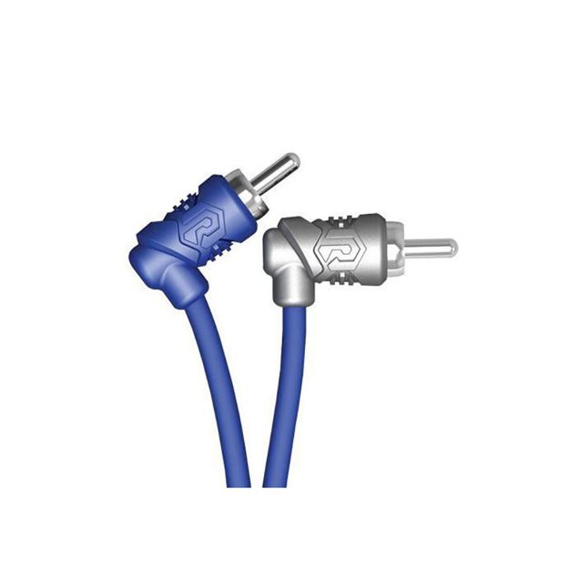 Picture of Raptor Mid Series 17' 2 Ch 5.1m Dual Twist Right Angle RCA